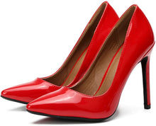 
                        
                          Muat gambar ke penampil Galeri, LIURUIJIA Womens Stiletto Pumps Pointed Toe High Heel Slip On Wedding Party Office Shoes 666
                        
                      