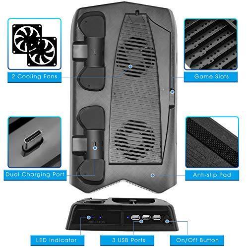 Kootek Cooling Station for PS5 PlayStation 5 Console - JOY2ESpree