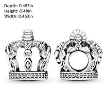 
                        
                          Muat gambar ke penampil Galeri, Pandora Jewelry Fairytale Crown Cubic Zirconia Charm in Sterling Silver - JOY2ESpree
                        
                      