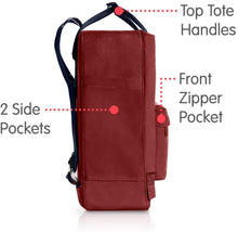 
                        
                          Load image into Gallery viewer, Fjallraven, Kanken Classic Backpack for Everyday, Ox Red
                        
                      