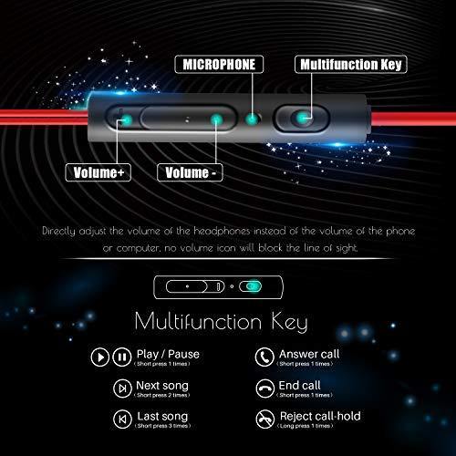 Innens 3.5 MM Wired Gaming Earphone, Noise Cancelling Stereo Bass Gaming in-Ear Earbuds - JOY2ESpree