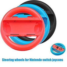 
                        
                          Load image into Gallery viewer, 2 Pack Racing Steering Wheel Games Steering Wheels, Compatible for Nintendo Switch Joy Con Mario Kart - JOY2ESpree
                        
                      