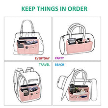 
                        
                          Load image into Gallery viewer, MA STRAP Purse Organizer with Detachable Zipper Pouch Multipurpose Felt Insert Bag Fit Speedy Neverfull Longchamp Tote
                        
                      