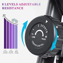 
                        
                          Cargar imagen en el visor de la galería, Exercise Bike Stationary Bike Foldable Magnetic Upright Recumbent Portable Fitness Cycle - JOY2ESpree
                        
                      