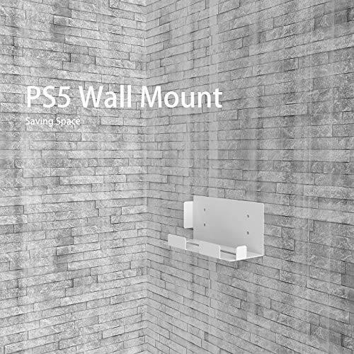 PS5 Console Wall Mount Stand Holder, PS5 Accessories Sturdy Storage Bracket Set - JOY2ESpree