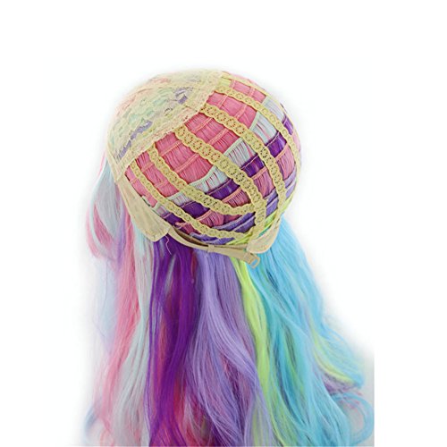 Wavy Gradient Spring Bouquet Cosplay Wig for Women Hair Style