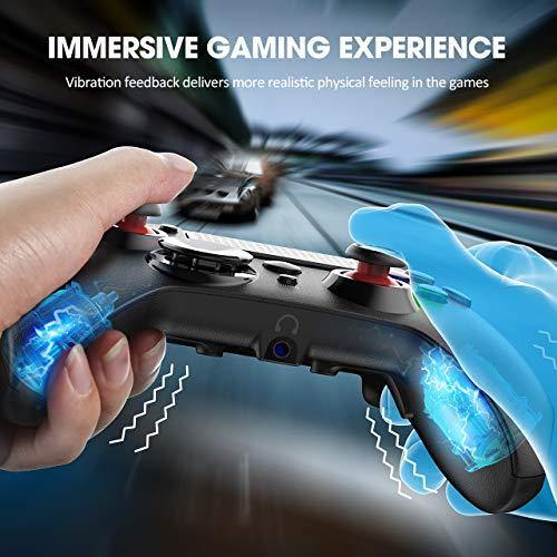PS4 Controller Wireless, PICTEK 1300mAh Rechargeable Battery Wireless Controller - JOY2ESpree