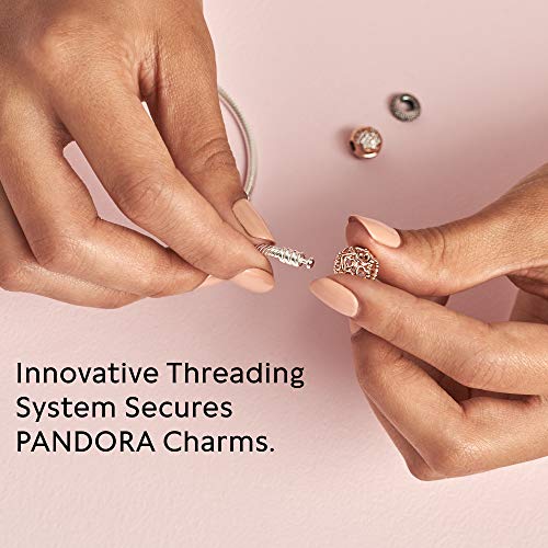 Pandora Jewelry Moments Snake Chain Charm Pandora Rose Bracelet - JOY2ESpree
