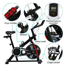 
                        
                          將圖片載入圖庫檢視器 HCB Exercise Bike Indoor Cycling Bike Stationary Bike with Adjustable Seat and Resistance, Comfortable Seat Cushion Cycle Bike for Home Cardio Workout - JOY2ESpree
                        
                      
