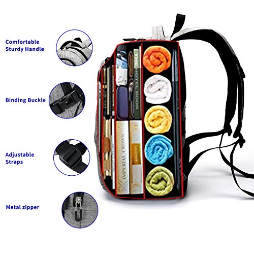 SHRRADOO Durable Anti Theft Laptop Backpack Travel Backpacks Bookbag