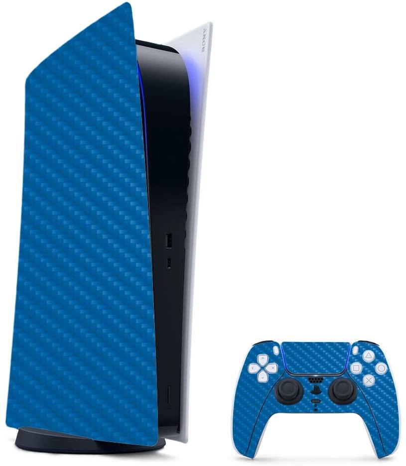 MightySkins Carbon Fiber Skin Compatible with PS5 / Playstation 5 Digital Edition Bundle - JOY2ESpree
