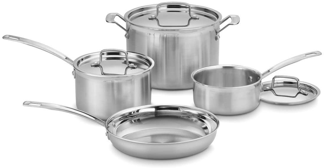 Cuisinart MCP-12N Multiclad Pro Stainless Steel 12-Piece Cookware Set - JOY2ESpree
