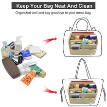 
                        
                          画像をギャラリービューアに読み込む, Purse Organizer Insert, Handbag &amp; Tote Organizer, Bag in Bag, Perfect for Speedy Neverfull and More
                        
                      