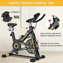 
                        
                          Cargar imagen en el visor de la galería, PYHIGH Indoor Cycling Bike Stationary Exercise Bike, Comfortable Seat Cushion, Ipad Holder with LCD Monitor for Home Cardio Workout Bike - JOY2ESpree
                        
                      