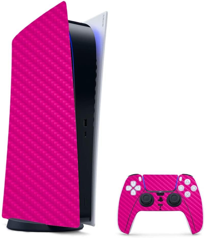 MightySkins Carbon Fiber Skin Compatible with PS5 / Playstation 5 Digital Edition Bundle - JOY2ESpree