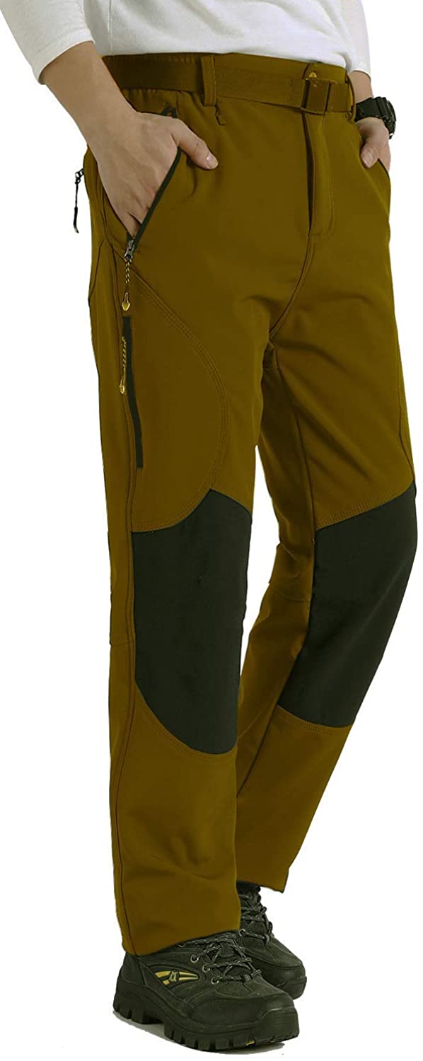 Singbring Men's Outdoor Windproof Waterproof Hiking Ski Snow Pants