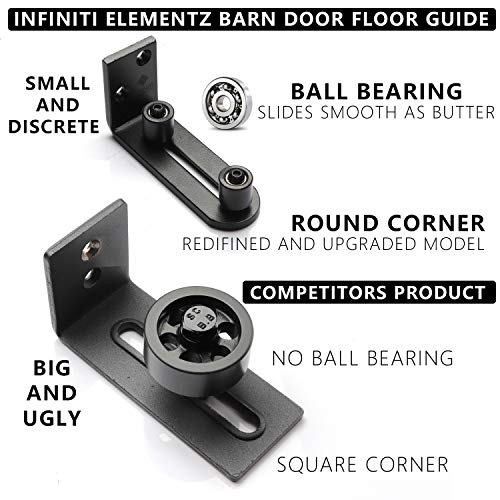 New Improved Design!!! Barn Door Floor Guide | Smooth AS Butter Bearings!!!