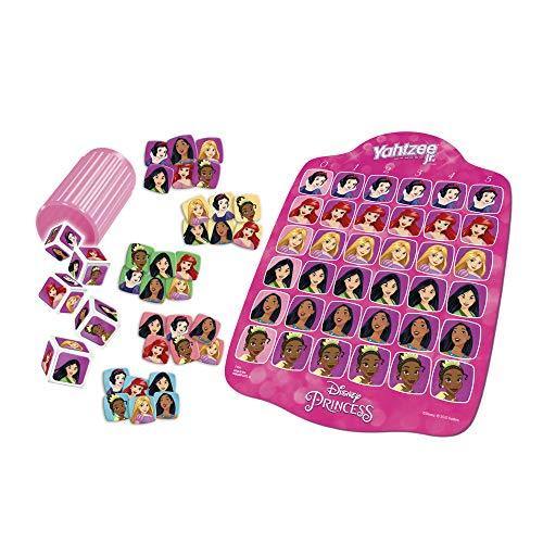 Hasbro Gaming Yahtzee Jr.: Disney Princess Edition Board Game for Kids Ages 4 and Up - JOY2ESpree