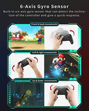 
                        
                          画像をギャラリービューアに読み込む, Wireless Switch Controller for Console Pro Gamepad with Joystick [2021 New] Non-Slip Ergonomic Design, Black - JOY2ESpree
                        
                      