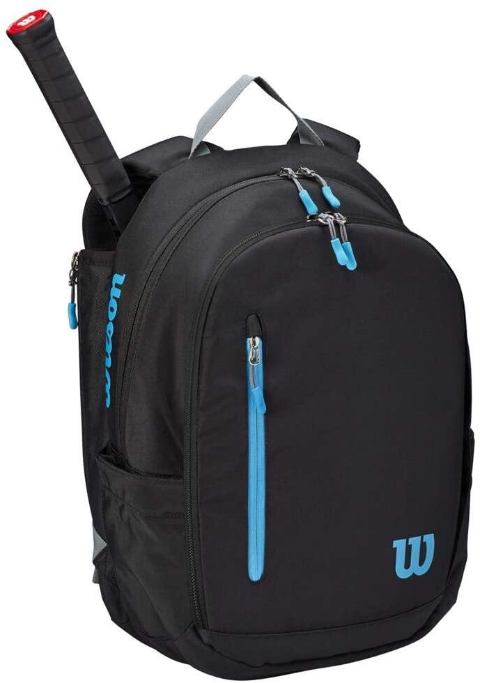 Wilson Sporting Goods Tennis Bag, Black/Blue/Silver, OSFA - JOY2ESpree