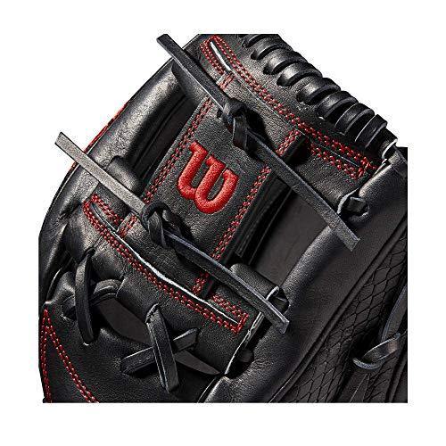 Wilson 2021 A2K 1787 w/SuperSkin (IF) Right Hand Throw Baseball Glove - 11.75", Black/Black SS - JOY2ESpree