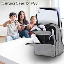 
                        
                          Load image into Gallery viewer, PS5 Carrying Case Portable Shockproof PS5 Travel Bag Compatible with Playstation 5 Console, 3 Layers Travel Backpack Large Capacity Storage Bag - JOY2ESpree
                        
                      