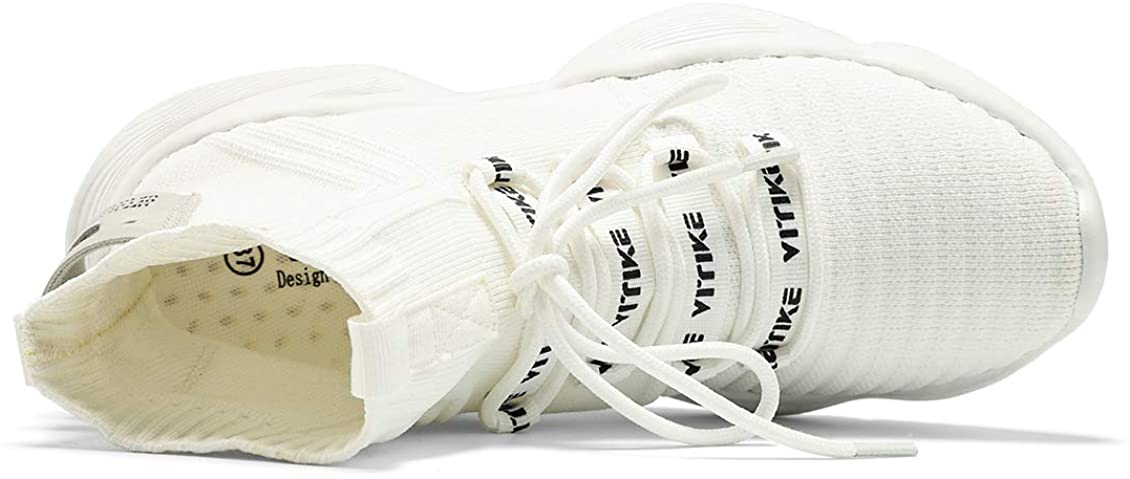 Women's Walking Shoes Running Shoes Socks Platform Fashion Mesh Sneakers Air Cushion Athletic Gym Casual Loafers Dance Hip-hop Shoes