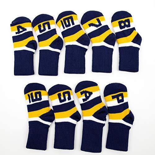 Golf Iron Covers,Golf Iron Head Covers Knitted Golf Iron Covers Set 9pcs - JOY2ESpree