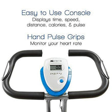 
                        
                          Muat gambar ke penampil Galeri, XTERRA Fitness FB150 Folding Exercise Bike, Silver, 31.5L x 18W x 45.3H in. - JOY2ESpree
                        
                      
