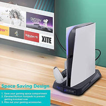 
                        
                          画像をギャラリービューアに読み込む, LIVIOR PS5 Stand Cooling Fan Station Accessories - JOY2ESpree
                        
                      