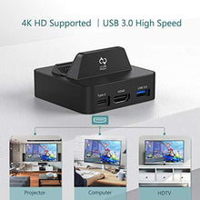 
                        
                          Load image into Gallery viewer, Vivefox Switch TV Dock(Case Friendly), Aluminum Portable Switch Docking Station - JOY2ESpree
                        
                      