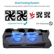 
                        
                          画像をギャラリービューアに読み込む, Vertical Stand for PlayStation 5 with Cooling Fan Charging Station Cooler - JOY2ESpree
                        
                      