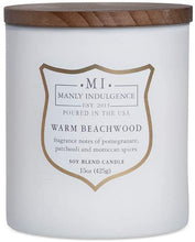 
                        
                          Load image into Gallery viewer, Manly Indulgence Sea Salt &amp; Ginger Scented Jar Candle, 15 Oz, White
                        
                      
