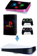 
                        
                          गैलरी व्यूवर में इमेज लोड करें, Decals Cover Whole Body Skin Protector for PS5 Playstation 5 Console Wrap Sticker Skin with 2 Wireless DualSense Controller Decal - JOY2ESpree
                        
                      