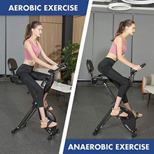 
                        
                          Load image into Gallery viewer, Exercise Bike Stationary Bike Foldable Magnetic Upright Recumbent Portable Fitness Cycle - JOY2ESpree
                        
                      