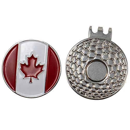 DA VINCI Magnetic Golf Hat Clip with 1 Inch Embossed Metal Golf Ball Marker - JOY2ESpree