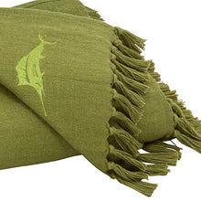 
                        
                          गैलरी व्यूवर में इमेज लोड करें, Tommy Bahama Canvas Fringe Throw Blanket, 50 x 60, Green
                        
                      