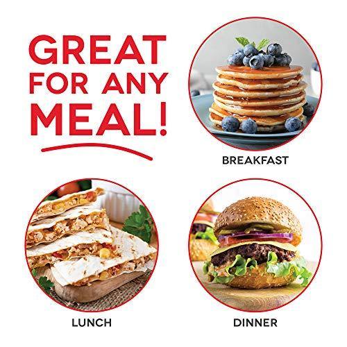 DASH DEG200GBRD01 Everyday Nonstick Electric Griddle for Pancakes, Burgers, Quesadillas, Eggs & other on the go Breakfast - JOY2ESpree