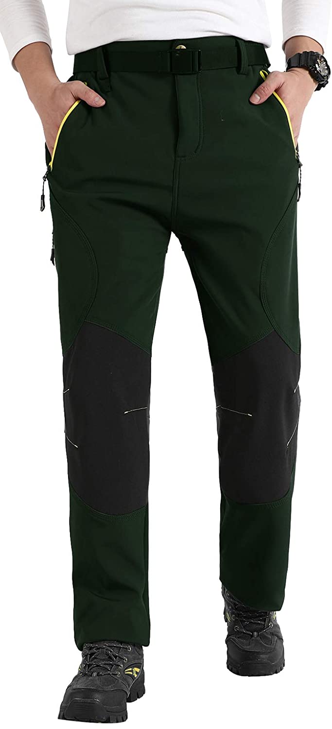 Singbring Men's Outdoor Windproof Waterproof Hiking Ski Snow Pants