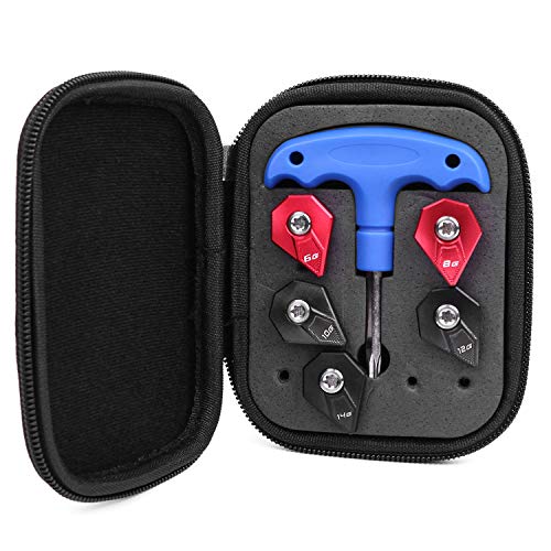 Gofotu 5×Golf Weights Wrench Kit Compatible with Cobra F9 Driver 6g 8g 10g 12g 14g +1pc Wrench +1pc Case - JOY2ESpree