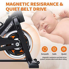 
                        
                          將圖片載入圖庫檢視器 SND Magnetic Resistance Whisper Quiet Indoor Cycling Bike Stationary -Cycle Bike with Tablet Holder＆Comfortable Seat Cushion - JOY2ESpree
                        
                      