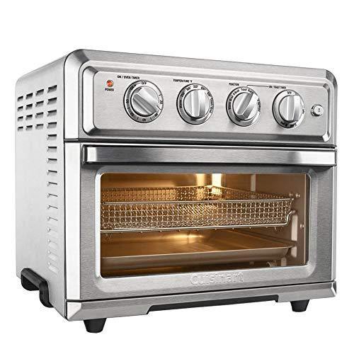 Cuisinart TOA-60 Convection Toaster Oven Air Fryer with Light, Silver w/ 1 Year Extended Warranty - JOY2ESpree