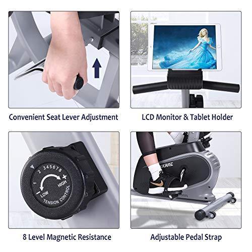 MaxKare Recumbent Exercise Bike Indoor Cycling Stationary Bike - JOY2ESpree