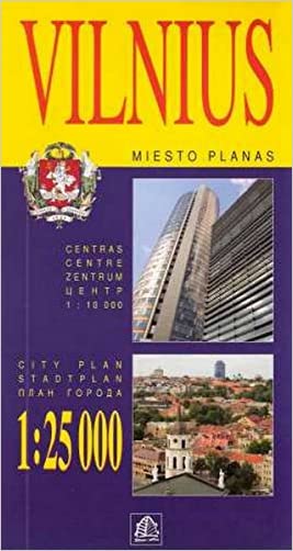 Vilnius City Map - Deluxe Edition (English, German and Russian Edition)
