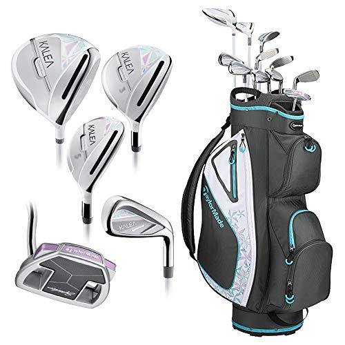 TaylorMade Golf Kalea Complete Golf Set (Dr, 3FW, 5FW, 5H, 6H, 7-PW, SW, Putter, Bag) - JOY2ESpree