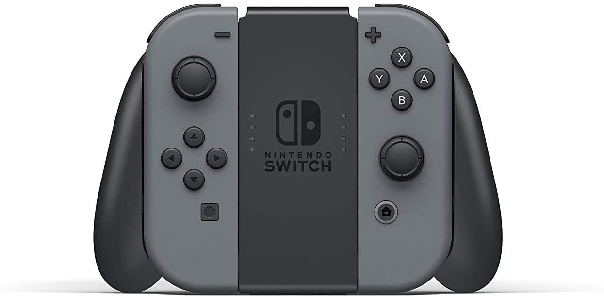Newest Nintendo Switch Monster Hunter Rise Deluxe Edition System with Gray Joy-Con - 6.2" Touchscreen LCD Display - JOY2ESpree