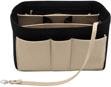 
                        
                          Load image into Gallery viewer, Felt Fabric Purse Tote Diaper Bag Organizer Insert Bag in Bag with Zipper Inner Pocket For Neverfull Speedy
                        
                      