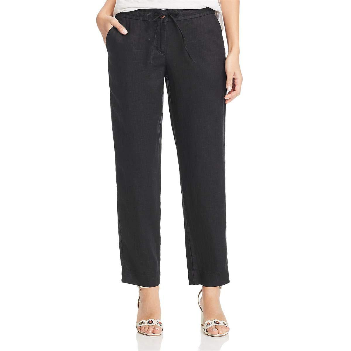 Tommy Bahama Womens Crystalline Waters Linen Striped Culottes Black XS - JOY2ESpree