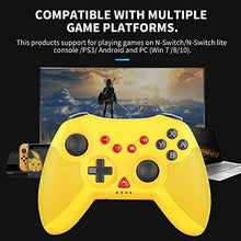 
                        
                          Load image into Gallery viewer, STOGA Wireless Controller for Switch, Proslife Gamepad Joystick with Auto Turbo, 6-Axis Gyro, Replacement for Nintendo Switch controller, Yellow - JOY2ESpree
                        
                      