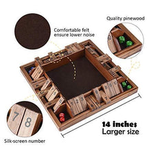 
                        
                          Muat gambar ke penampil Galeri, ROPODA 14 Inches 4-Way Shut The Box Dice Board Game (2-4 Players) - JOY2ESpree
                        
                      